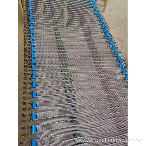 Plain mesh conveyor belt fabric